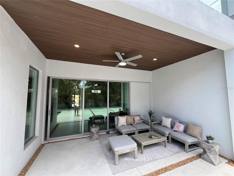 Exterior details and patio area of a home in , Sarasota (Image 30).