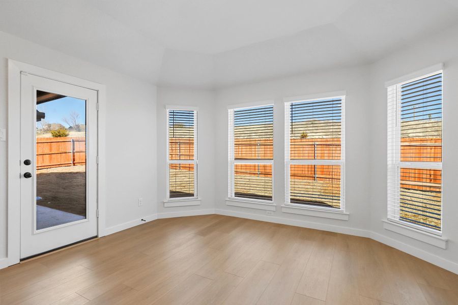 Representative unfurnished interior of a home built from the Iverson I by Cheldan Homes in Terra Vista, Springtown (Image 65). Representative unfurnished interior of a home built from the Iverson I by Cheldan Homes in Terra Vista, Springtown (Image 65).