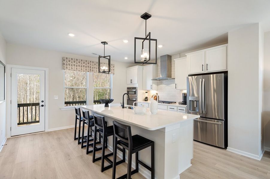 Furnished interior view inside a new home in Silverstone, Knightdale (Image 3).
