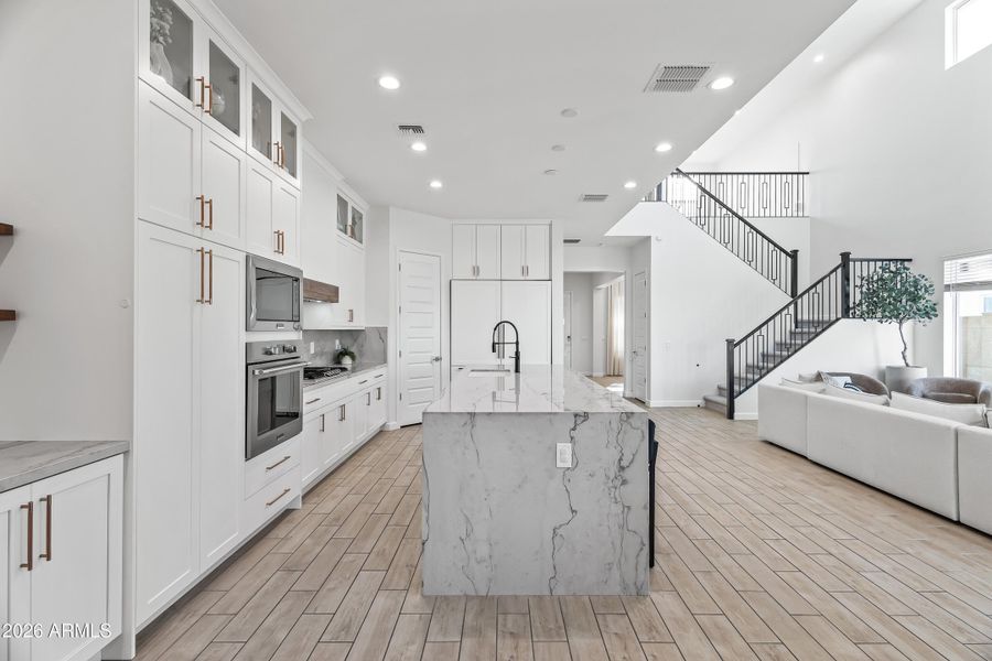 Open concept living Open concept living