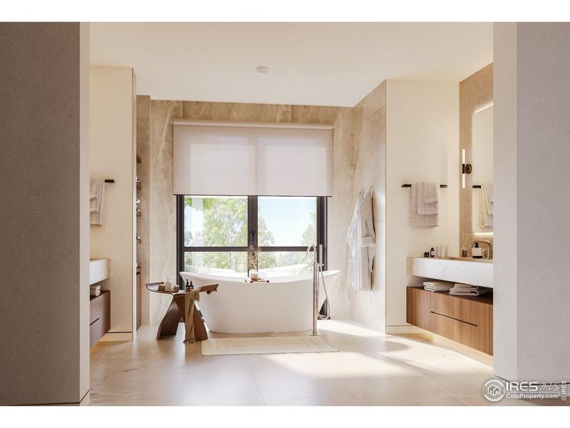 Furnished interior view inside a new home in , Boulder (Image 7).