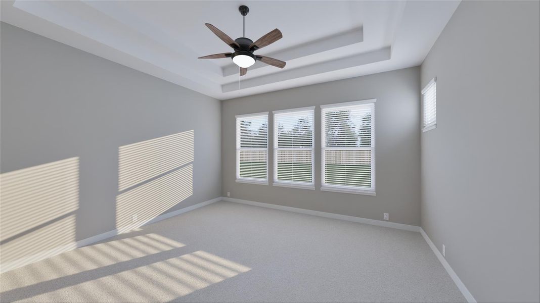 Spacious, unfurnished interior of a new home in Canterra Creek 60', Iowa Colony (Image 23). Spacious, unfurnished interior of a new home in Canterra Creek 60', Iowa Colony (Image 23).