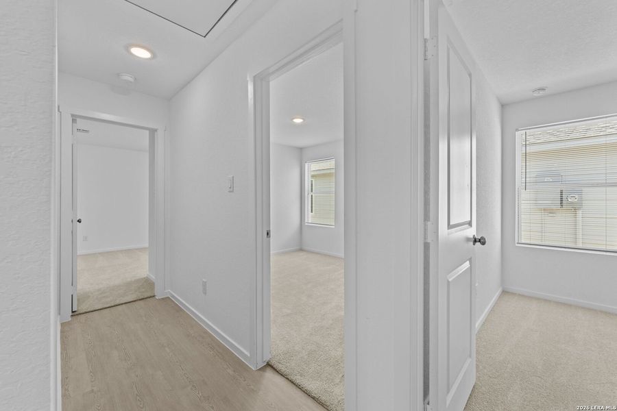 Spacious, unfurnished interior of a new home in Hidden Oasis, San Antonio (Image 11). Spacious, unfurnished interior of a new home in Hidden Oasis, San Antonio (Image 11).