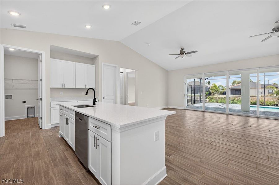 Furnished interior view inside a new home in Cape Coral, Cape Coral (Image 9).