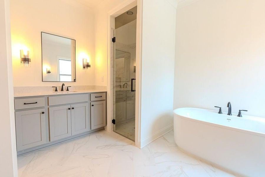 Furnished interior view inside a new home in , Hoschton (Image 9).