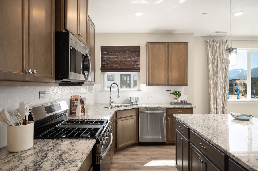 Representative furnished interior of a home built from the Taylor by Lokal Homes in The Commons at Victory Ridge, Colorado Springs (Image 32).