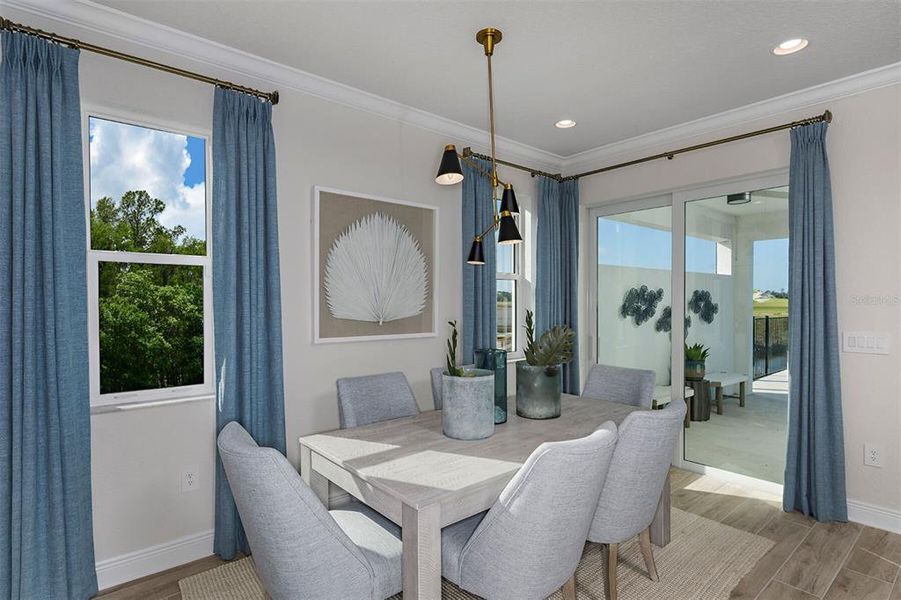 Photo description represents the model home of the same floor plan.