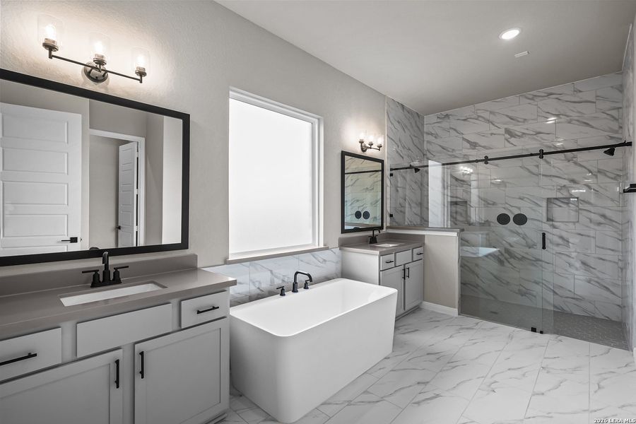 Furnished interior view inside a new home in Homestead, Schertz (Image 8).