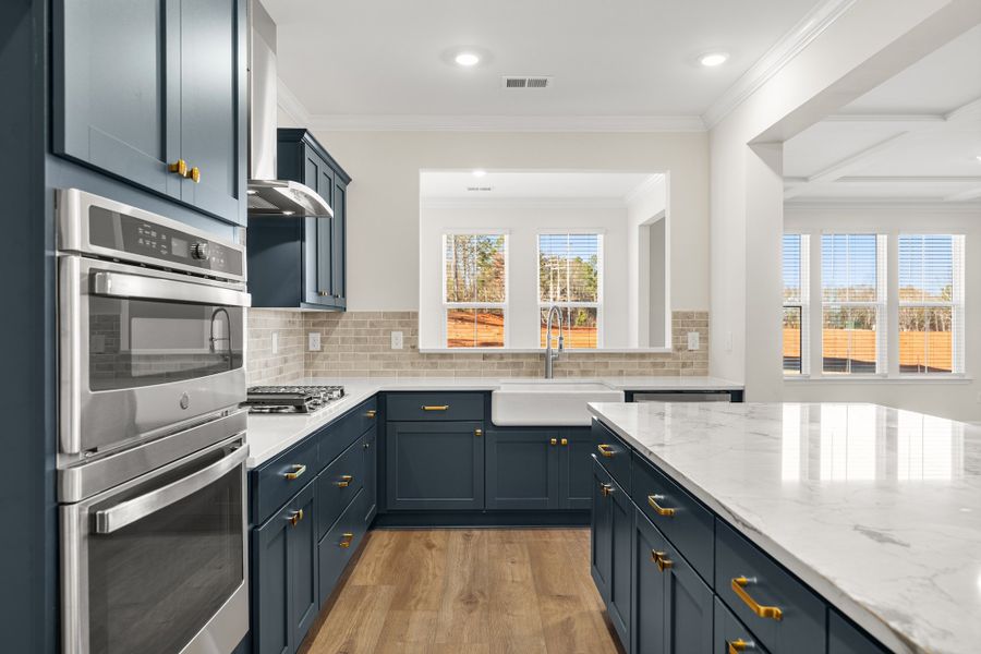 Furnished interior view inside a new home in Cottages at Lake Emory, Inman (Image 9).