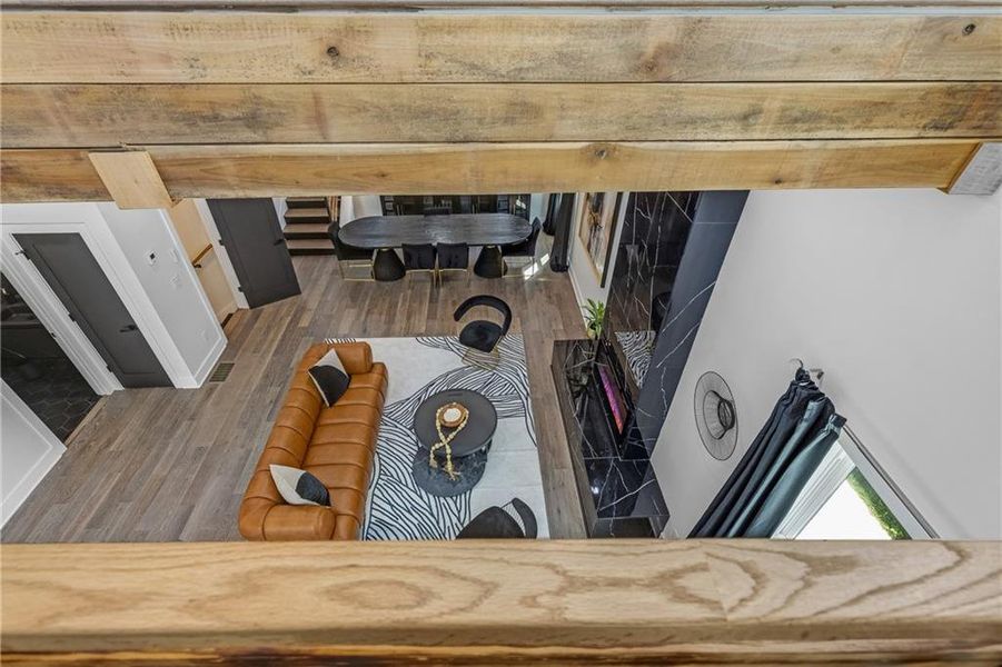 Close-up of interior finishes inside a home in , Atlanta (Image 21).