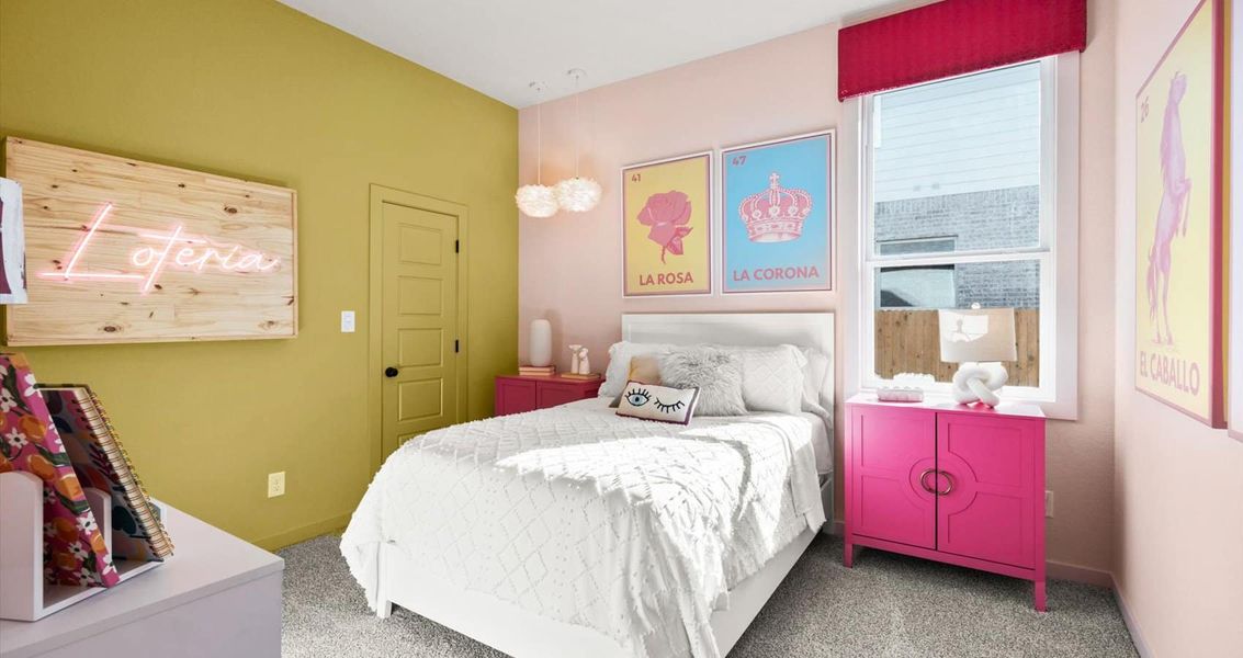 Furnished interior view inside a new home in Stream Waters, Seguin (Image 22).