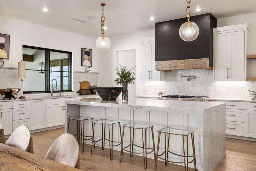 Furnished interior view inside a new home in , Spicewood (Image 5).