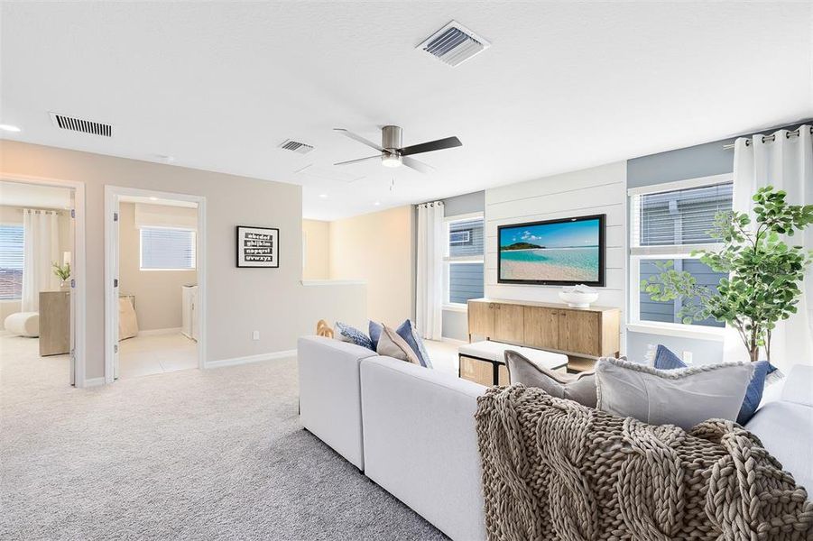 Furnished interior view inside a new home in The Landings at Live Oak Lake, St. Cloud (Image 18).