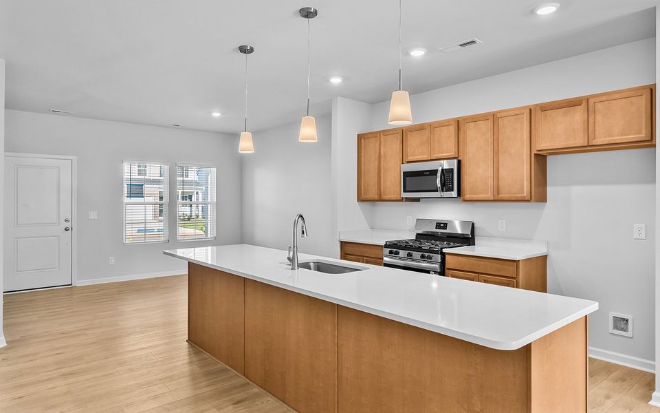 Furnished interior view inside a new home in Hanes Lake, Winston-Salem (Image 10). Furnished interior view inside a new home in Hanes Lake, Winston-Salem (Image 10).