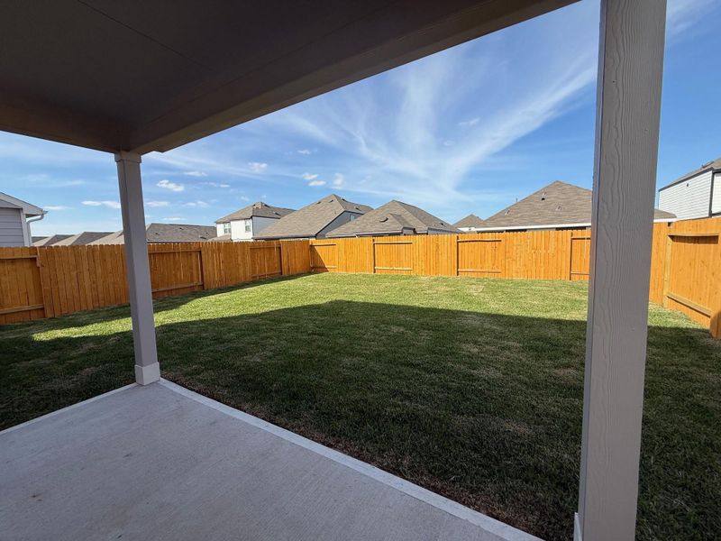 Exterior details and patio area of a home in Wayside Village, Houston (Image 3).