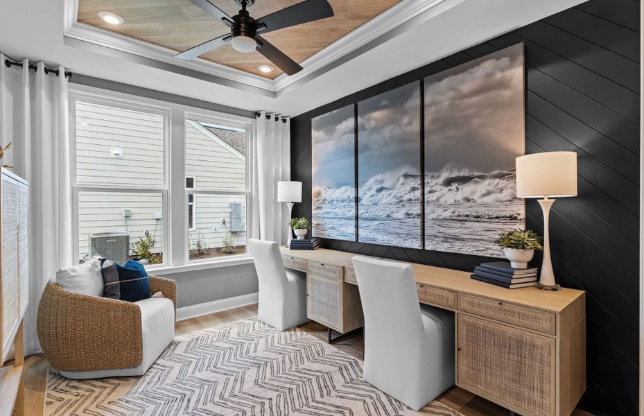 Furnished interior view inside a new home in Del Webb Wilmington at Mallory Creek, Leland (Image 21).