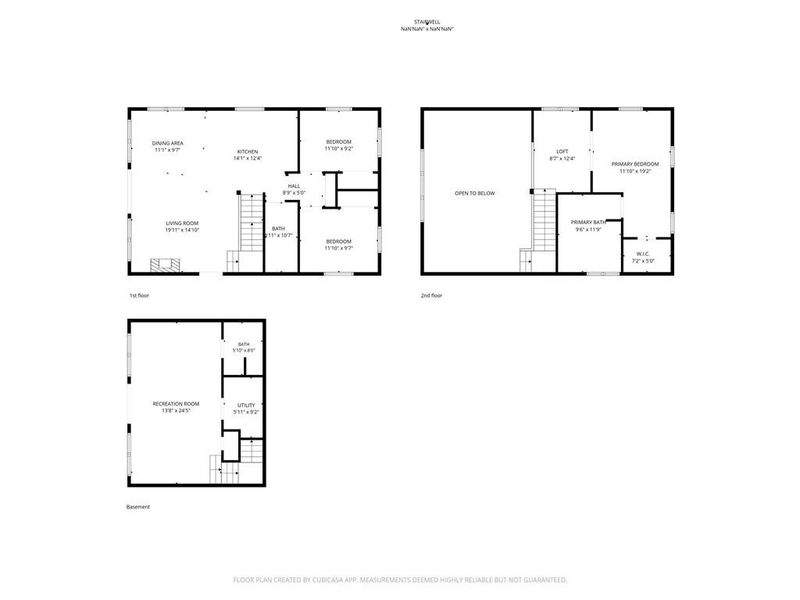 2D floor plan layout of this home in , Talking Rock, GA (Image 5).