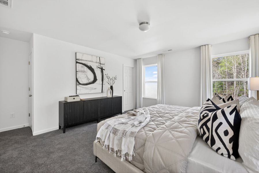 Furnished interior view inside a new home in Copper Ridge at Flowers Plantation, Clayton (Image 18).