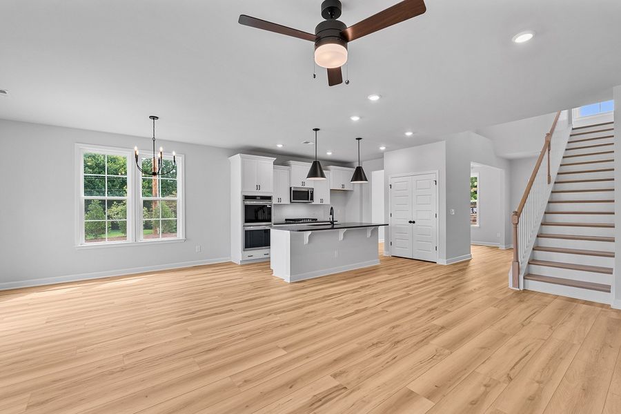 Furnished interior view inside a new home in Fieldstone, Lexington (Image 11).