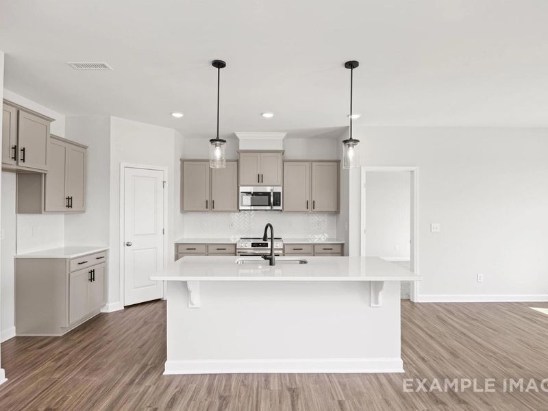 Furnished interior view inside a new home in Retreat at North Main, Lillington (Image 5).