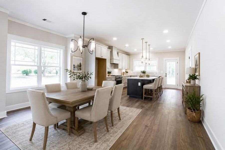 Furnished interior view inside a new home in , Grayson (Image 4).