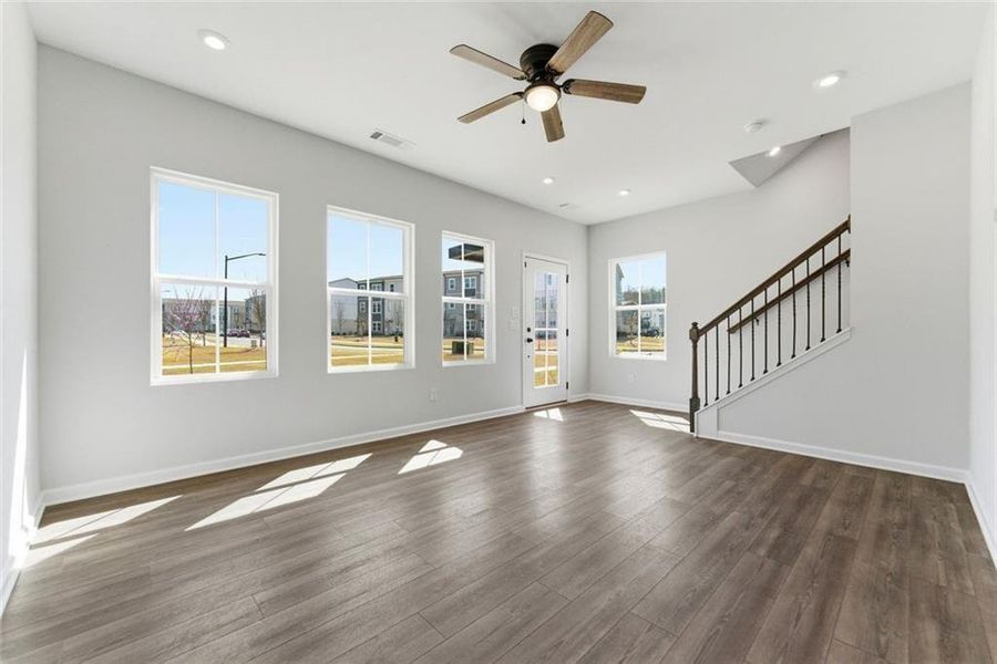 Spacious, unfurnished interior of a new home in Waverly at Buice Lake, Acworth (Image 11).