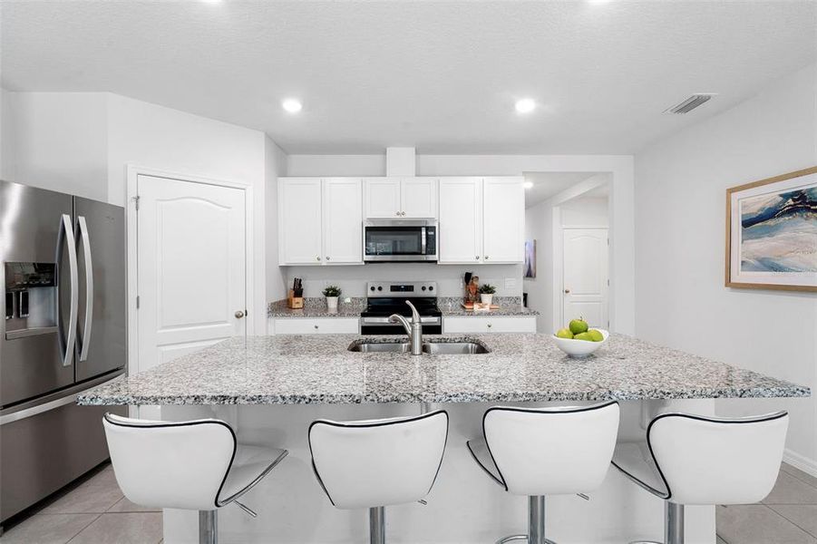 Furnished interior view inside a new home in Oak Leaf Preserve, New Smyrna Beach (Image 7). Furnished interior view inside a new home in Oak Leaf Preserve, New Smyrna Beach (Image 7).