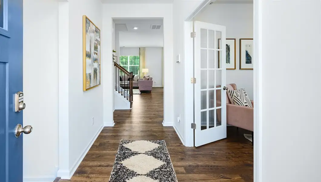 Furnished interior view inside a new home in Cardinal Creek, Charlotte (Image 3).