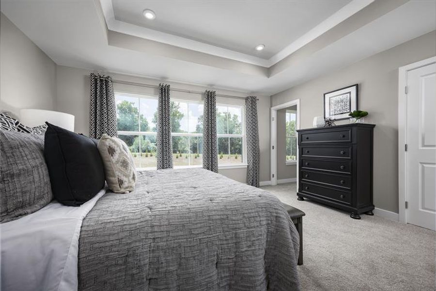 Representative furnished interior of a home built from the Roxbury by Ryan Homes in Creek Water Townhomes, Fort Mill (Image 8). Representative furnished interior of a home built from the Roxbury by Ryan Homes in Creek Water Townhomes, Fort Mill (Image 8).