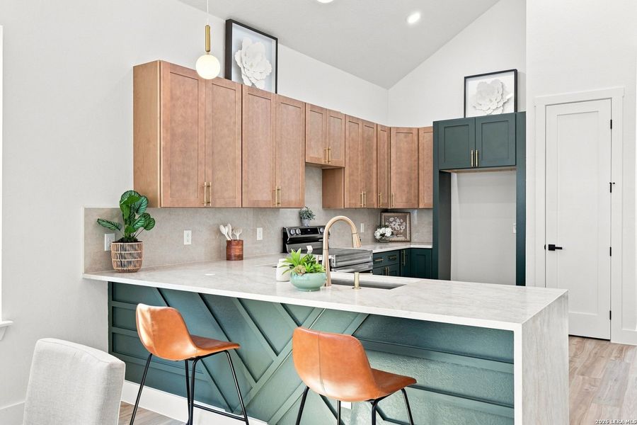 Furnished interior view inside a new home in , San Antonio (Image 9).