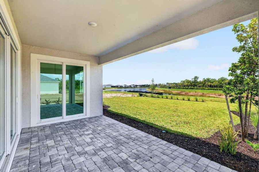 Exterior details and patio area of a home in The Sanctuary – Royal Collection, Punta Gorda (Image 4). Exterior details and patio area of a home in The Sanctuary – Royal Collection, Punta Gorda (Image 4).
