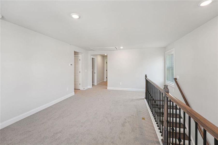 Spacious, unfurnished interior of a new home in Hemingway - Reserve Series, Cumming (Image 27). Spacious, unfurnished interior of a new home in Hemingway - Reserve Series, Cumming (Image 27).