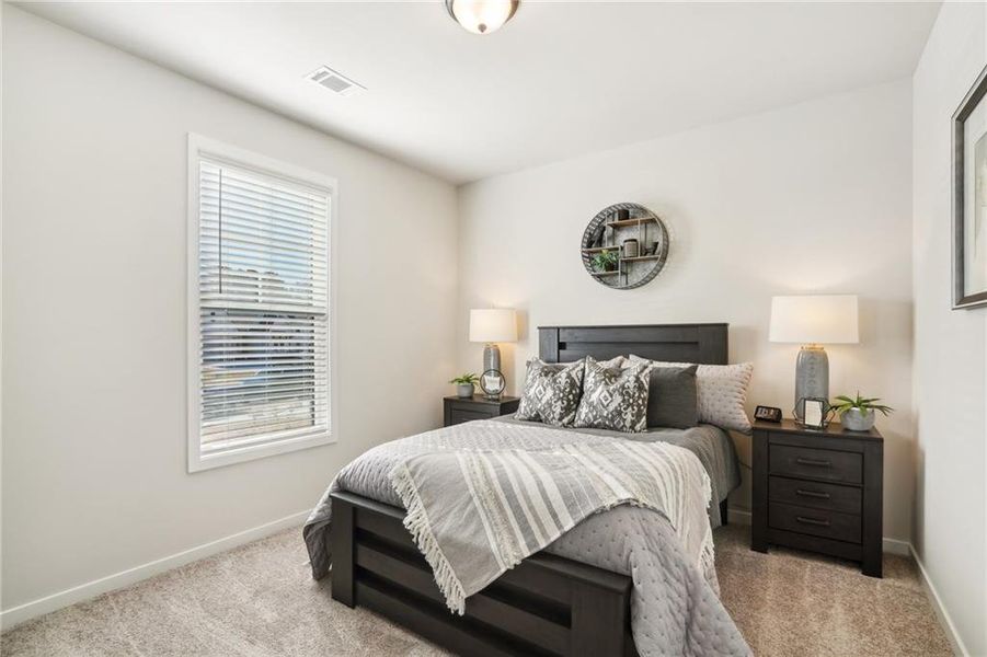 Furnished interior view inside a new home in Fowler Farms, Auburn (Image 15). Furnished interior view inside a new home in Fowler Farms, Auburn (Image 15).