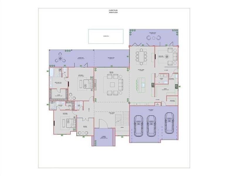2D floor plan layout of this home in , Buford, GA (Image 3).