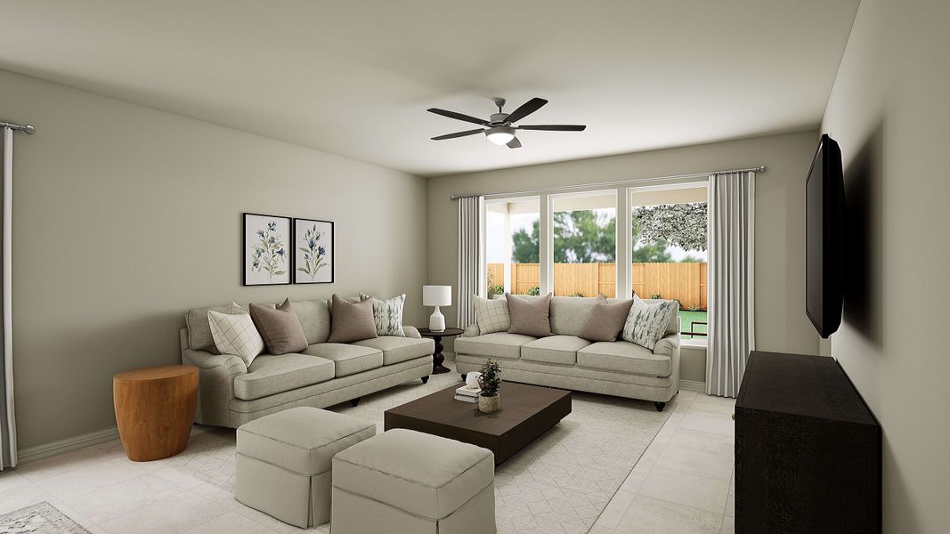 Furnished interior view inside a new home in Mason Woods, Cypress (Image 11). Furnished interior view inside a new home in Mason Woods, Cypress (Image 11).