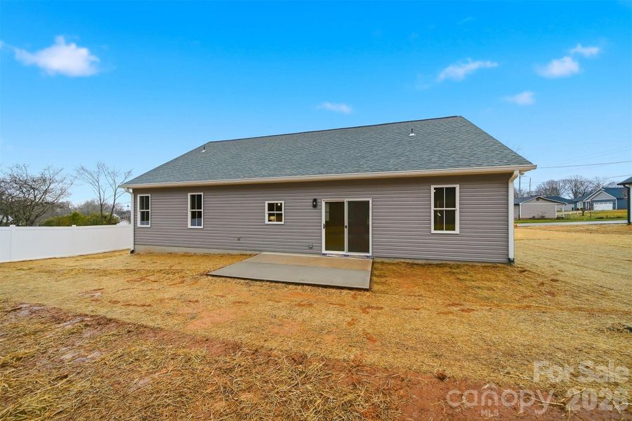Exterior details and patio area of a home in , Maiden (Image 30).