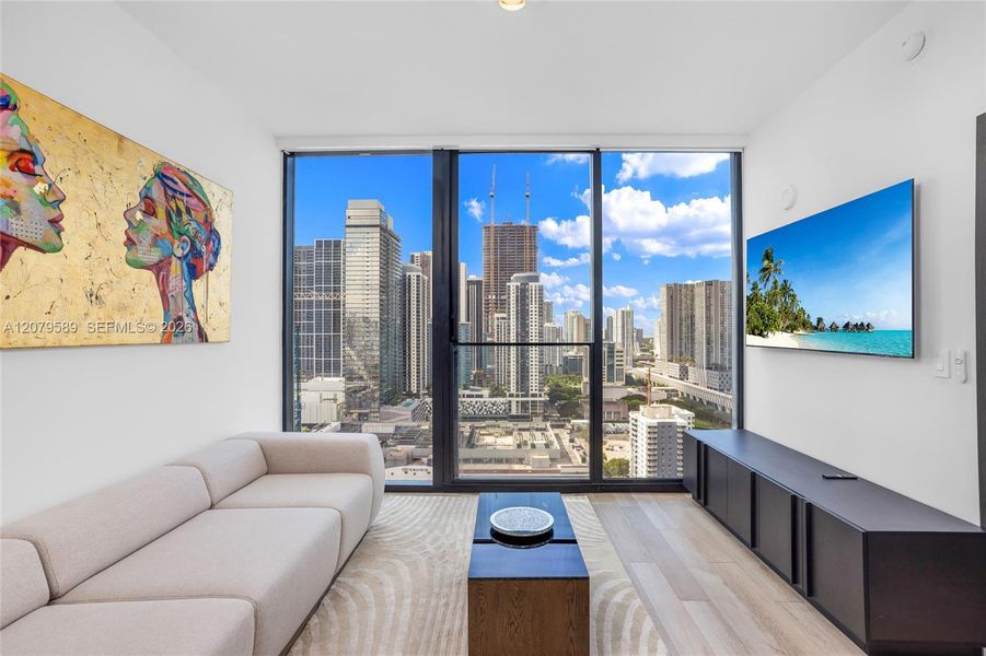 Furnished interior view inside a new home in , Miami (Image 23). Furnished interior view inside a new home in , Miami (Image 23).