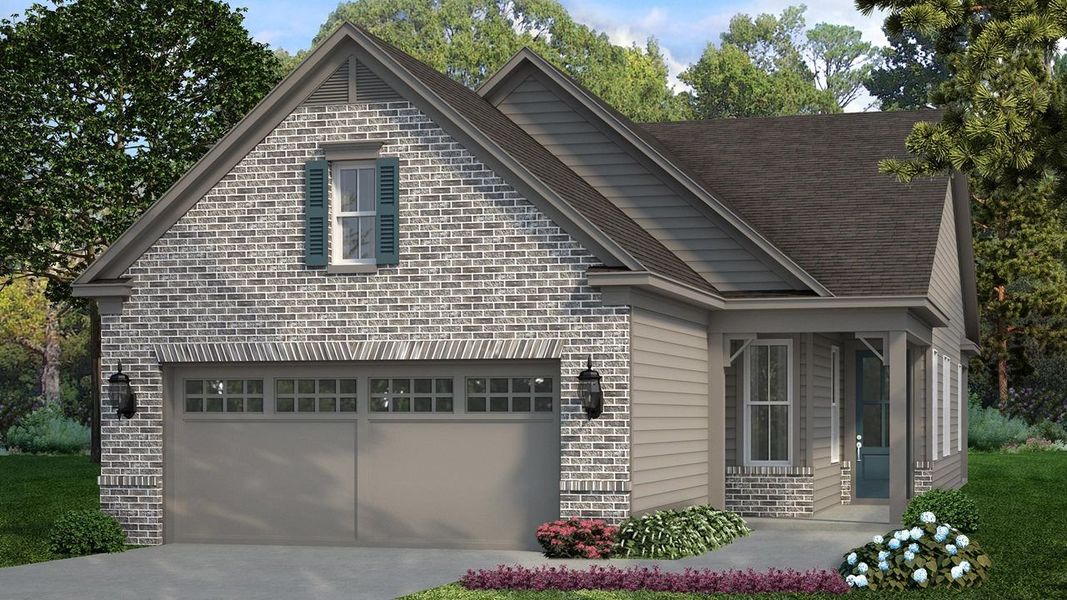 Elevation AB - Brick