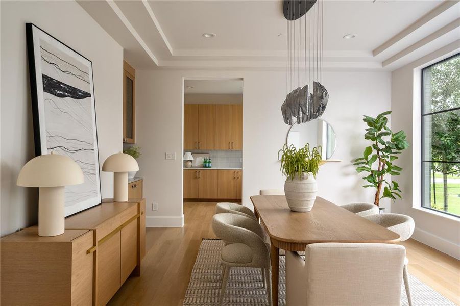 Furnished interior view inside a new home in , Dallas (Image 19). Furnished interior view inside a new home in , Dallas (Image 19).