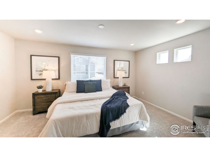 Furnished interior view inside a new home in Thompson River Ranch, Johnstown (Image 9). Furnished interior view inside a new home in Thompson River Ranch, Johnstown (Image 9).