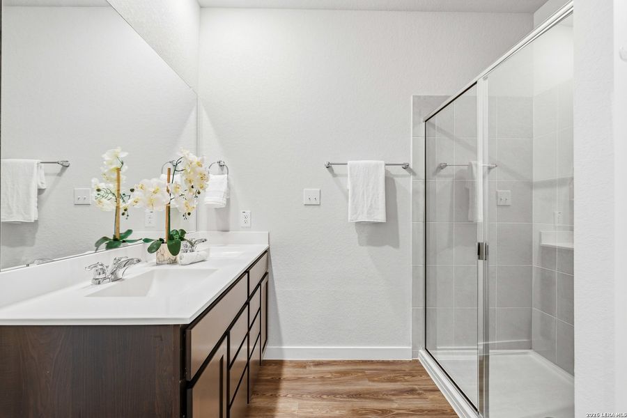 Furnished interior view inside a new home in , San Antonio (Image 12).