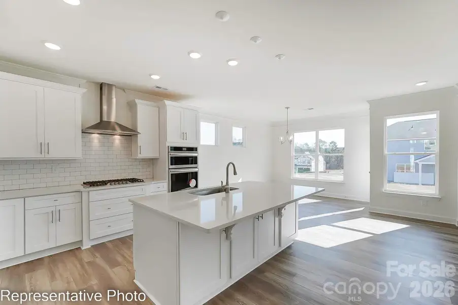 Furnished interior view inside a new home in Enclave at Riverdale, Huntersville (Image 4).