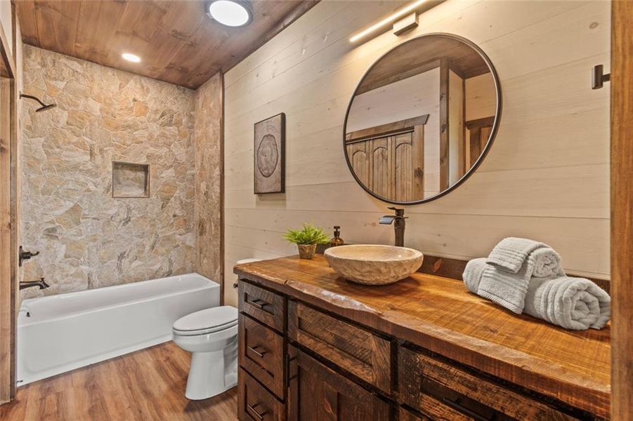 Furnished interior view inside a new home in , Talking Rock (Image 8).