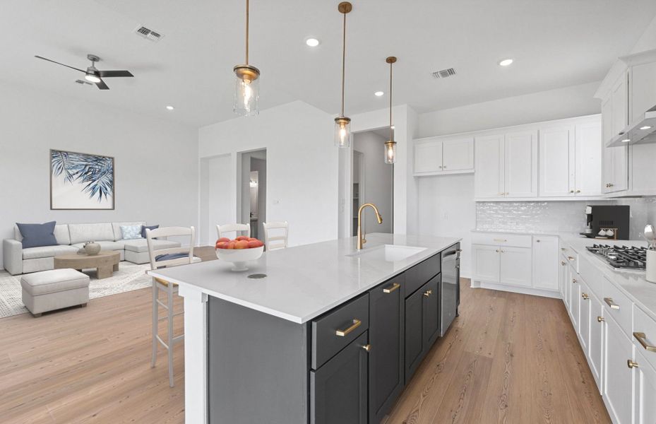 Representative furnished interior of a home built from the Boling by Pulte Homes in Kuempel Farms, Pflugerville (Image 8). Representative furnished interior of a home built from the Boling by Pulte Homes in Kuempel Farms, Pflugerville (Image 8).