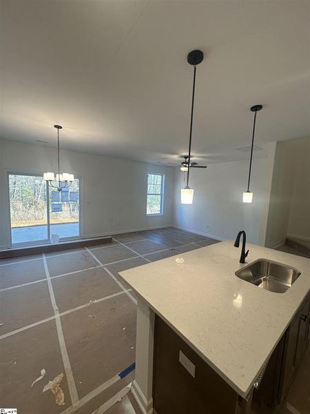 In-progress construction of a new home in Meece Townhomes, Easley, SC (Image 6).