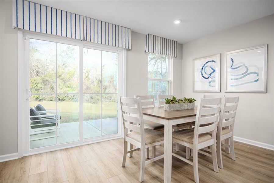 Representative furnished interior of a home built from the Rosewood by Ryan Homes in Liberty Grove, China Grove (Image 7).