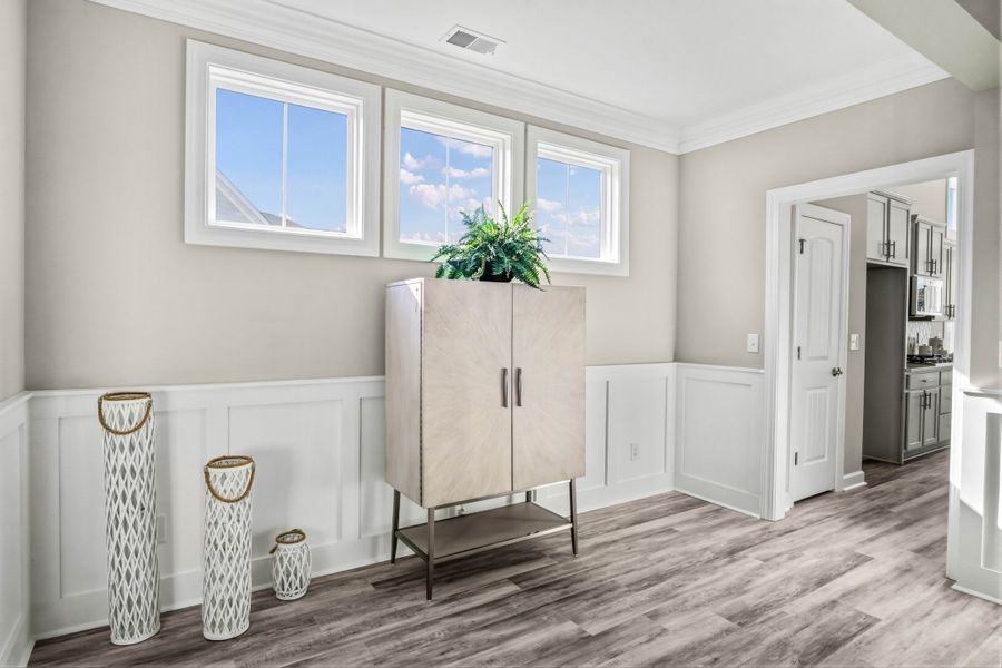 Furnished interior view inside a new home in Bridgewater - Waterside Village, Little River (Image 14).