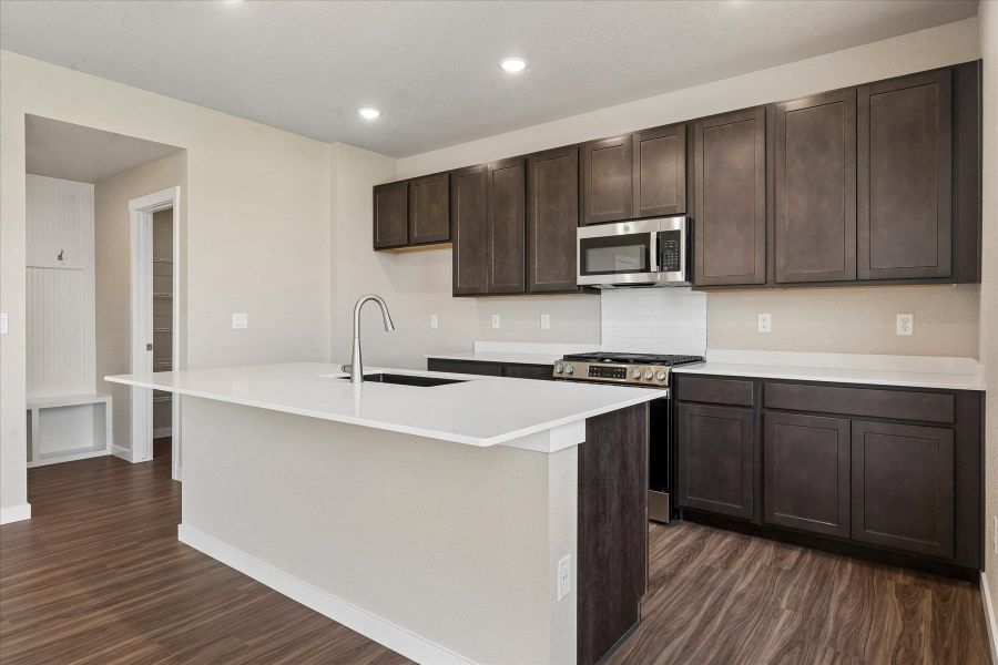 Furnished interior view inside a new home in Aspen Ranch, Fountain (Image 5).