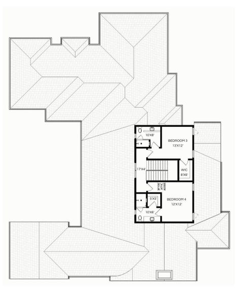 2D floor plan layout of this home in , Montgomery, TX (Image 2).