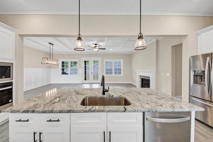 Furnished interior view inside a new home in , Ball Ground (Image 10).